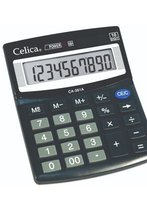 CALCULADORA ESCRIT.10 DIG.CA-351A CELICA 301648