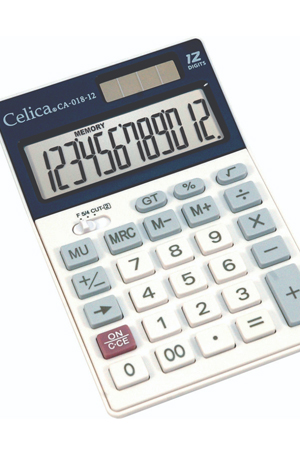 CALCULADORA ESCRIT.12 DIG. CA-018 CELICA 301754 (CA-018-12)