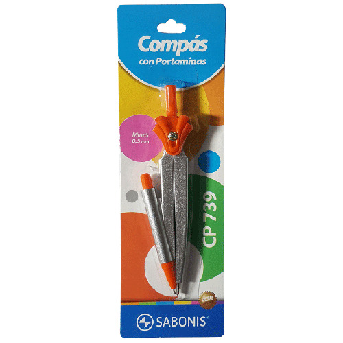 COMPAS ESCOLAR METALICO  CP-739  SABONIS