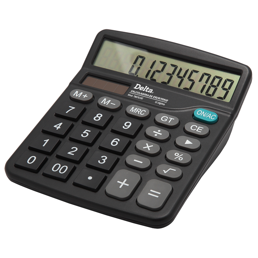 CALCULADORA ESCRIT.12 DIG.7807CDE  DELTA