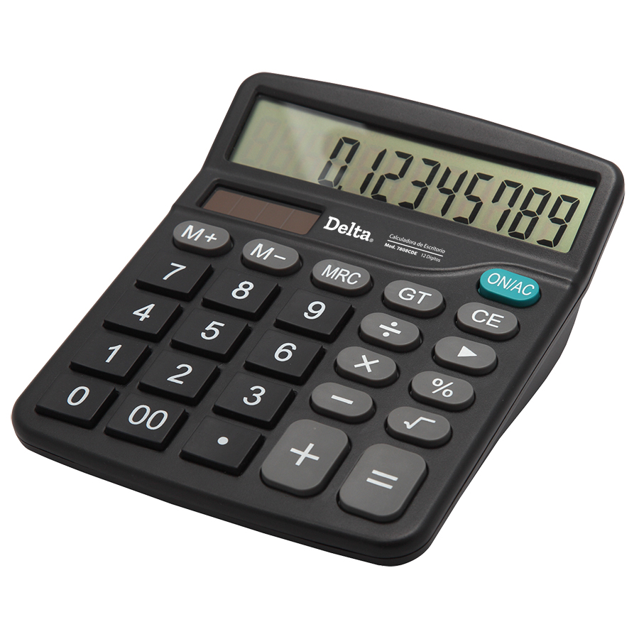CALCULADORA ESCRIT.12 DIG.7808CDE  DELTA