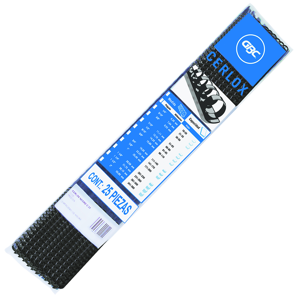 ARILLO PLAST. C/25  50H   3/8 NGO    GBC