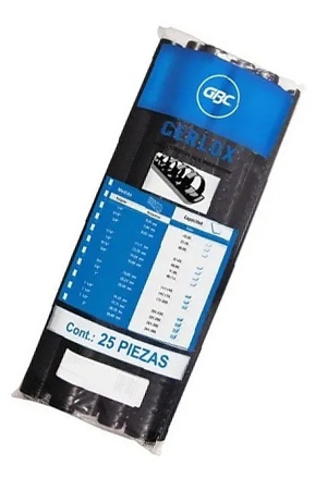 ARILLO PLAST. C/25 300H 1 1/2 NGO    GBC 000803 M080791