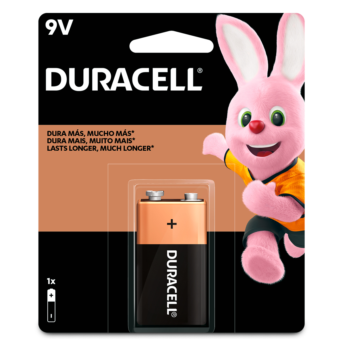 BATERIA ALKALINA "9V"           DURACELL 001043 116013 PC1604