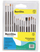 Z PINCEL DE MADERA   C/15 8043KPM BARRIL 980438 OLEO-ACUARELA