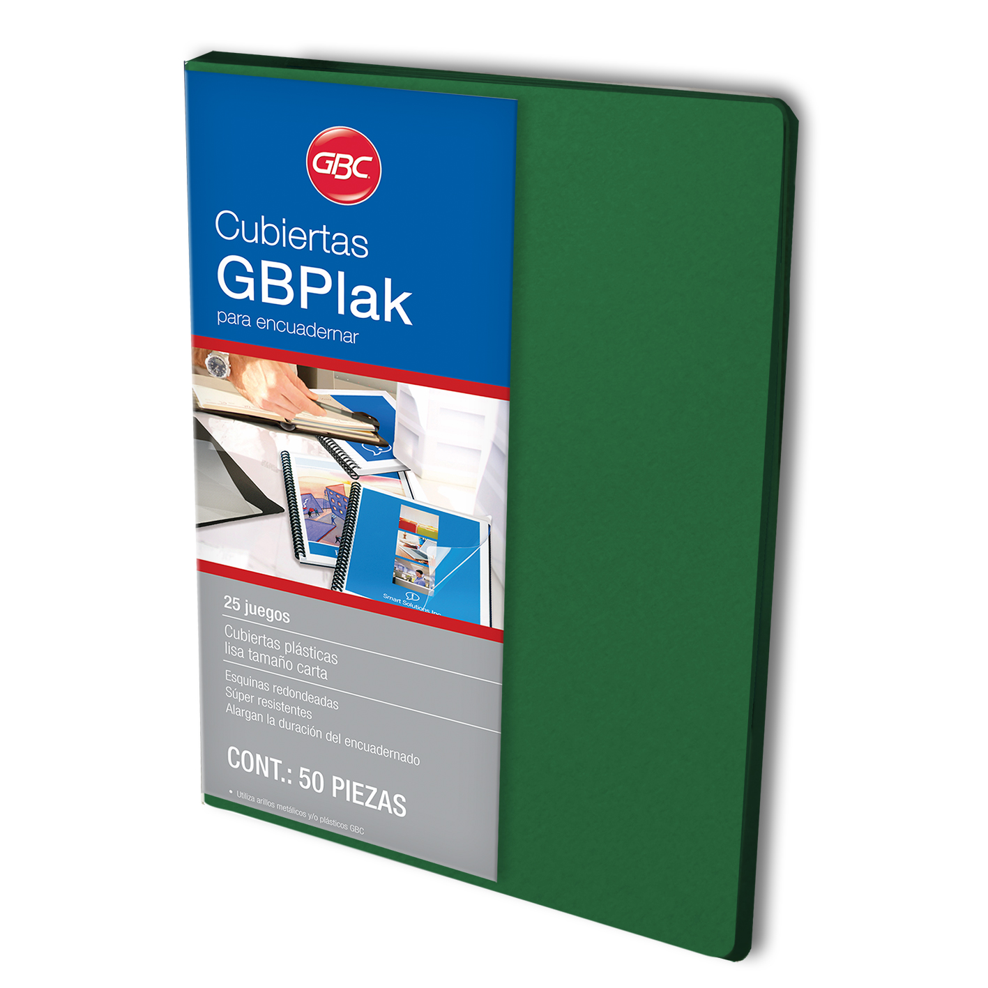 PASTA CTA.PLAST.VERDE           LISO GBC