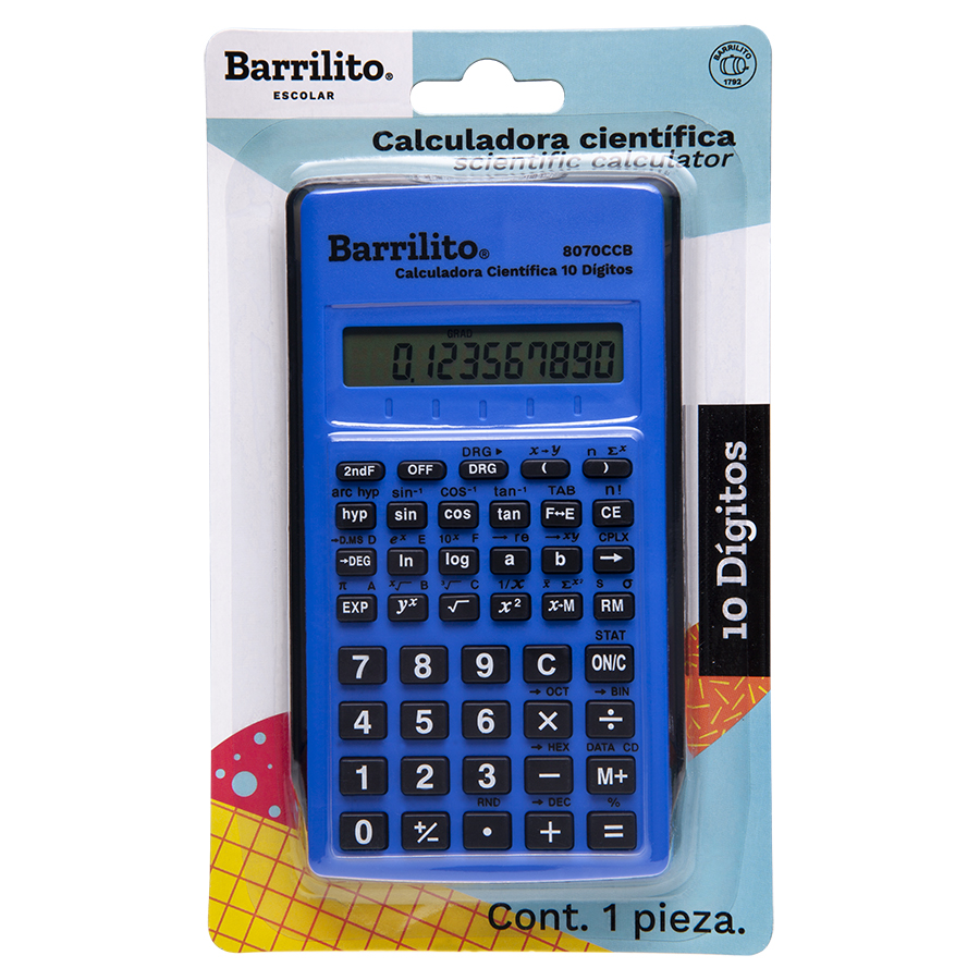 CALCULADORA CIENT. 10 DIG.     BARRILITO