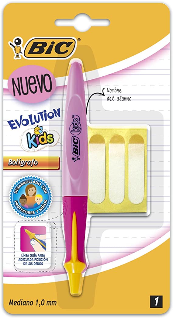 BOLIGRAFO MED. EVOLUTION KIDS ROSA   BIC 352421 201316 TINTA