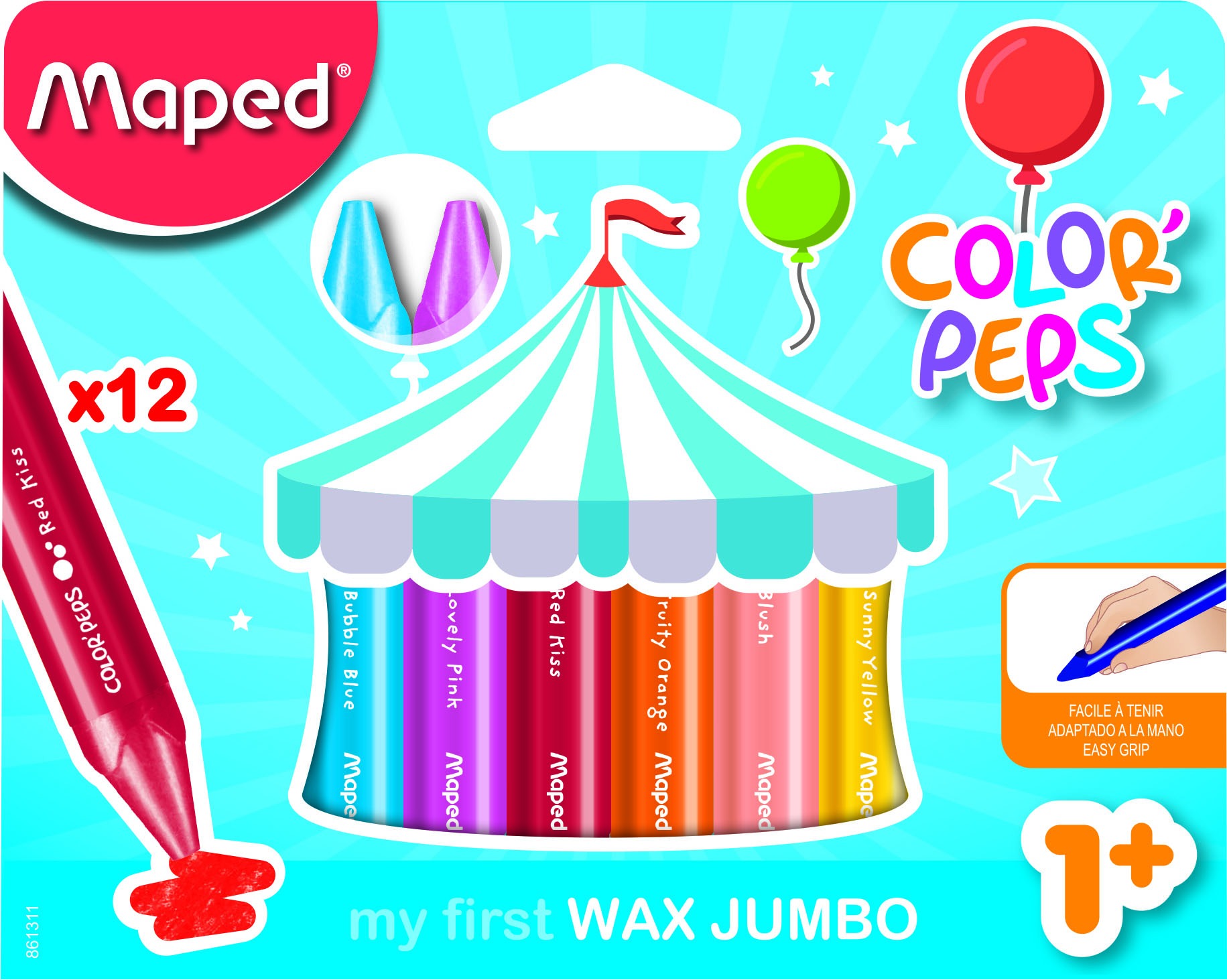 CRAYON JUMBO C/12 COL. TR    MAXI  MAPED 613114 633114 MAPED