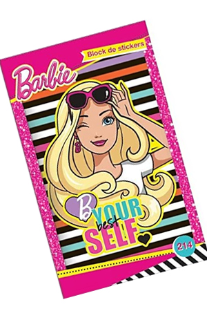 CALCOM.PLAN.MAT.BARBIE       C/02H U-PAK 844908 (10 STICKERS)