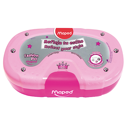 PORTA LAPIZ ESC.PLAST.FASHION BOX  MAPED