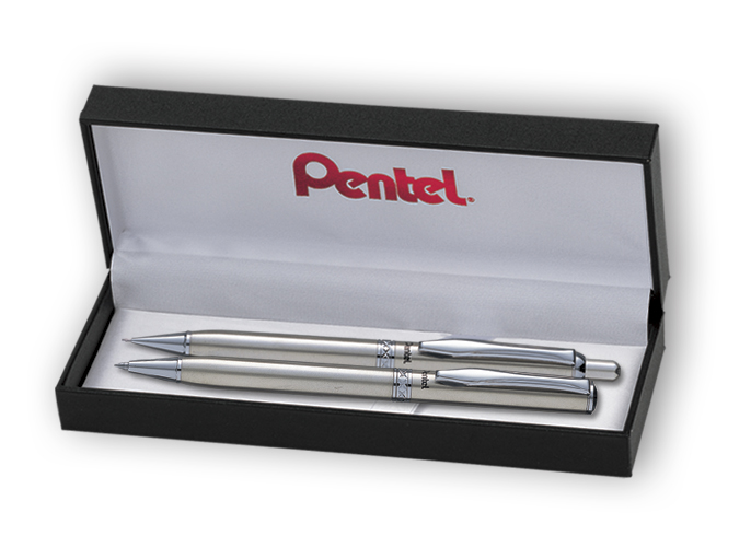 JUEGO BOLIG/PORTAM.STERLING PLATA PENTEL 001252 AB810Z
