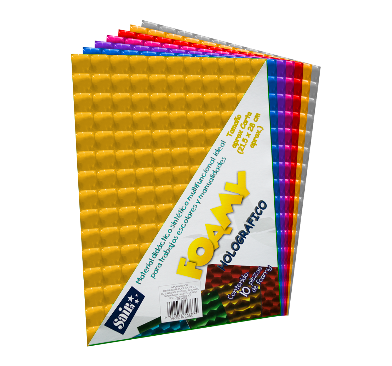 FOMI CARTA ORO      HOLOGRAF. C/10 SAIRA 717603 03-ORO