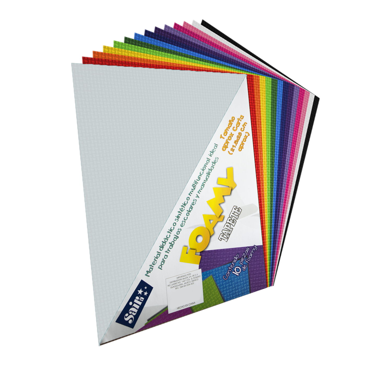 FOMI CARTA BLANCO   TEXT.PLUSH PAS. C/10 100296 SAIRA 16 (PLU