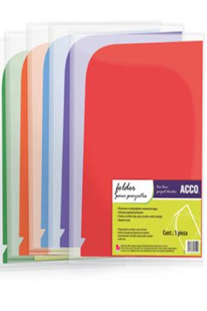 FOLDER T/C BITONO P/PROYECT.C/SURT. ACCO