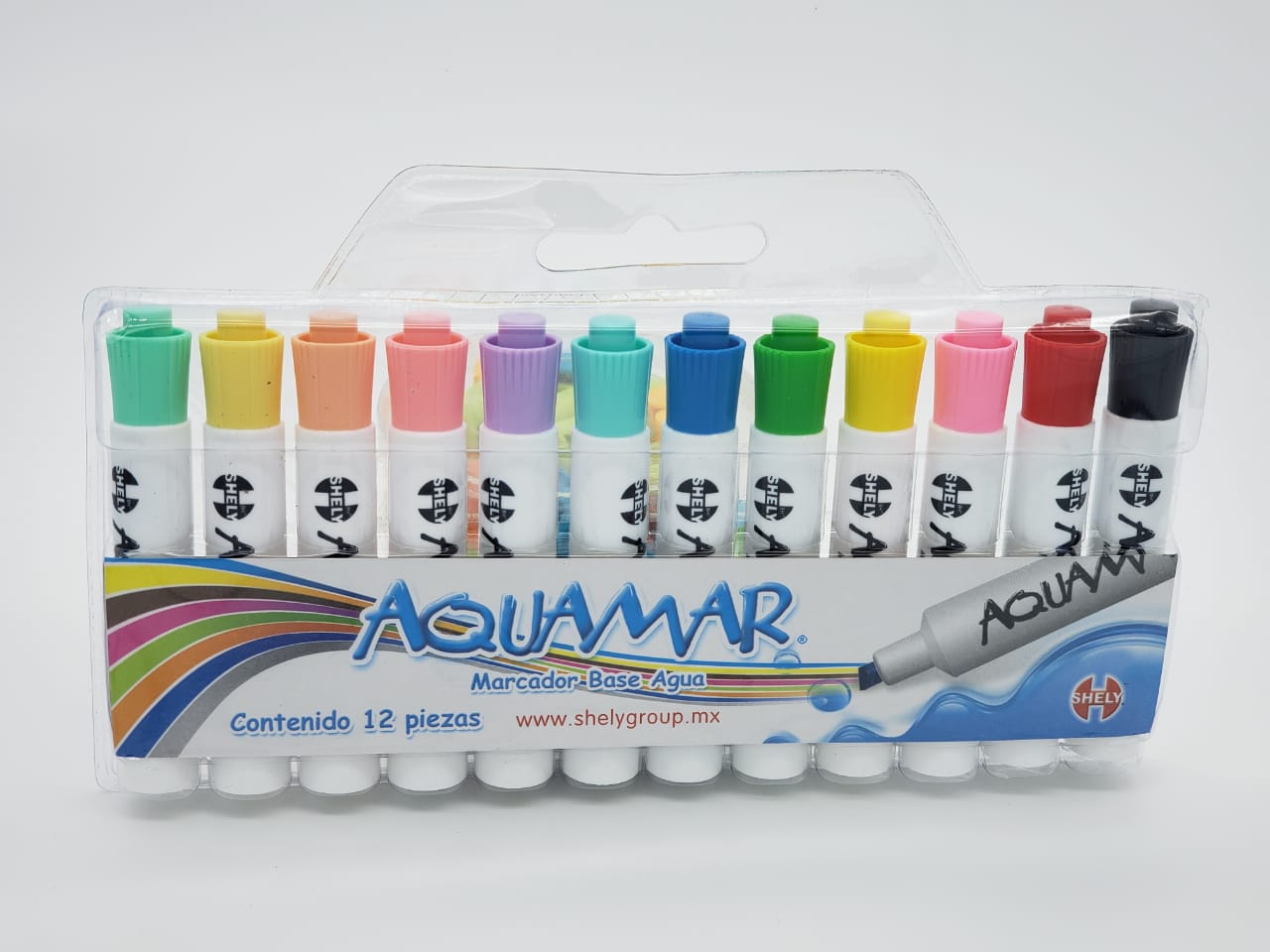 MARCADOR AGUA AQUAMAR  C/12 COL.   SHELY 781087 WT677-12B