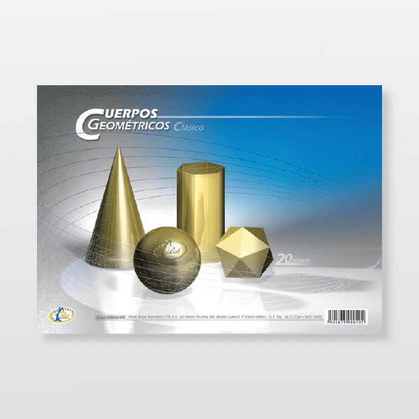 ALBUM DE CUERPO GEOMETRICO CLASICOS  RAF 900202