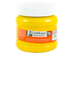 PINTURA ACRILICA 250ML AMAR.MED. POLITEC
