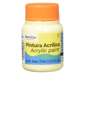 PINTURA ACRILICA  37ML AMAR.PAS. BARRILI