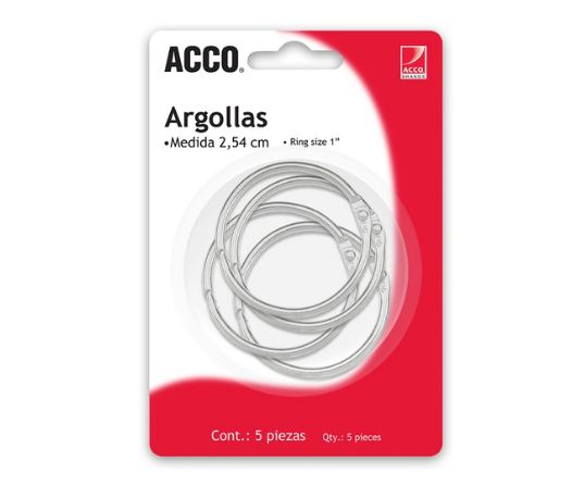 ARGOLLAS 1" 2.54CM C/05             ACCO