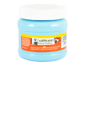 PINTURA ACRILICA 250ML AZUL PAST.POLITEC
