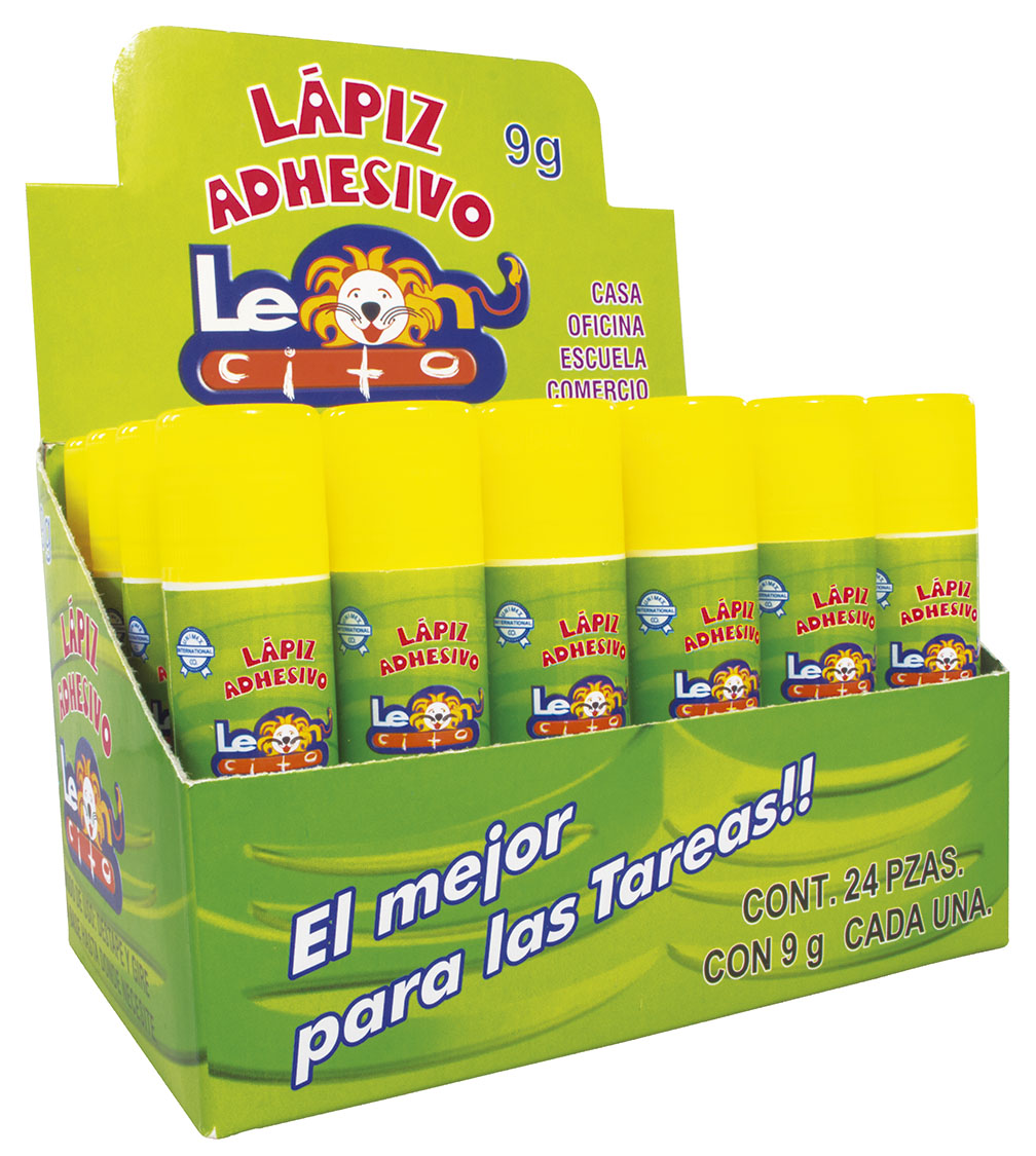 LAPIZ ADHESIVO 09 GRS        C/24 LEONCI