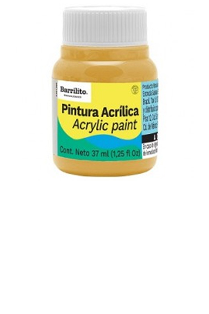 PINTURA ACRILICA  37ML AMAR.MED. BARRILI