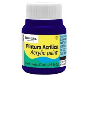 PINTURA ACRILICA  37ML AZUL ULT. BARRILI
