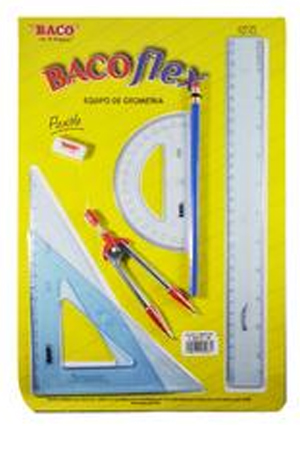 JUEGO DE GEOM.GDE. FLEXIB.ESC.5370  BACO