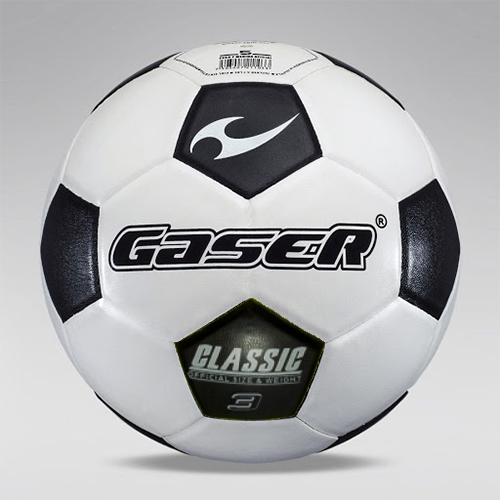 BALON FUTBOL GASER GRSL300 BCO/NGO   # 3 211323 MATE CLASICO