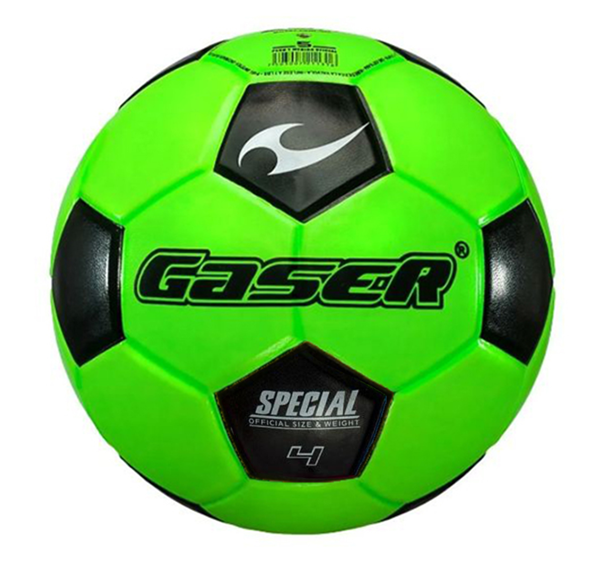 BALON FUTBOL GASER GRSL400 VDE/NGO   # 4 211866 FOSFORESCENTE