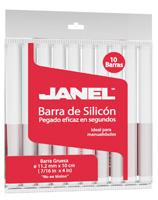 SILICON REPUEST.P/PISTOLA GRUESO C/10PZA 652505 JANEL BAS1120