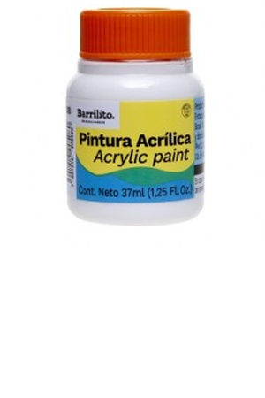 PINTURA ACRILICA  37ML BLANCO    BARRILI 905080 905684 AB308