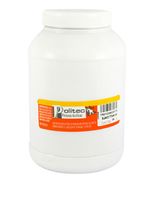 PINTURA ACRILICA 1LT   BLANCO    POLITEC