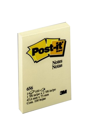 BLOCK POST-IT 656 2X3 C/2 100H AM/RS JAN 114104 6560203790 PA