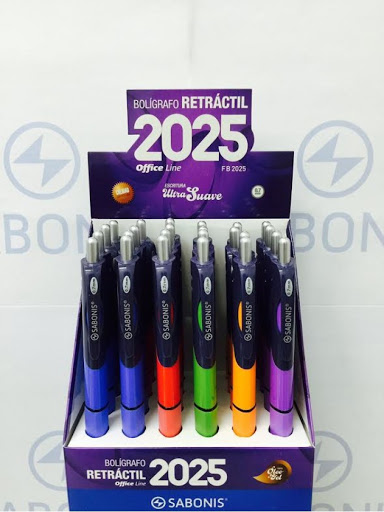 BOLIGRAFO MED. FB2025 NGO  C/24  SABONIS 710108 TINTA GEL (RE