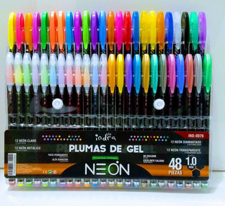 BOLIGRAFO P.F. GEL NEON AZL        INDRA 023232 IND-0152A