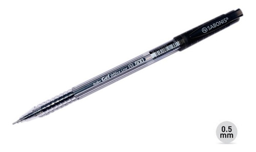 BOLIGRAFO P.F. GL500 NGO.GEL C/12 SABONI