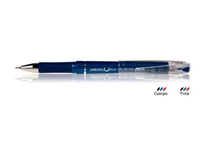 BOLIGRAFO P.F. GL504  AZL.GEL    SABONIS