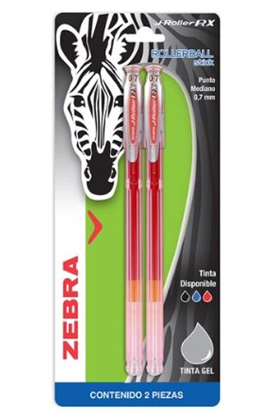 BOLIGRAFO P.F. J-ROLLER RX ROJO    ZEBRA 177936 8602 (PUNTO 0