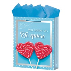 BOLSA REG.GDE. AMOR  C/8 HOLOG.TRAN.JANE BLC704VA01 CORAZONES