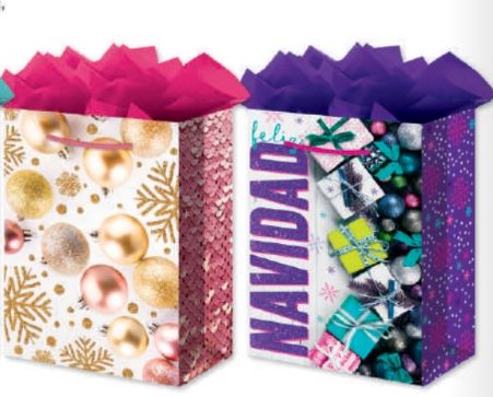 BOLSA REG.MED. NAVIDEÑA MUÑEQUERA   PADI 013851 1385  (20X38.