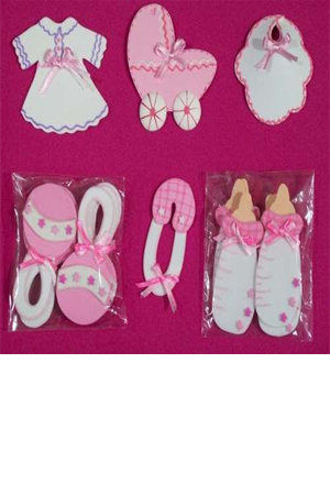 Z FOMI FIGURA BABY SHOWER NIÑA           (ROSA)