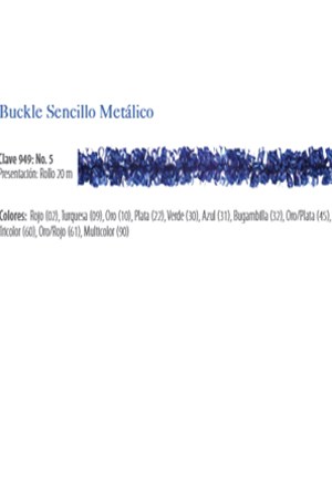 ROLLO GUIRNAL.BUCKLE MET.SENC. 20M TURQU 572919 9490520109 JA