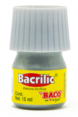 PINTURA ACRILICA  15ML PLATA    370 BACO 960549 962246 (BACRI