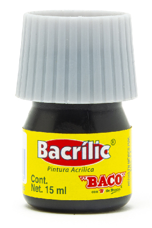 PINTURA ACRILICA  15ML NEGRO    373 BACO 960563 962260 (BACRI