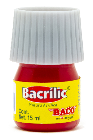 PINTURA ACRILICA  15ML ROJO    354A BACO 960358 962055 (BACRI