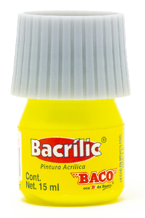 PINTURA ACRILICA  15ML AMA.FLUO.301 BACO 960693 (BACRILIC)