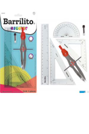 JUEGO DE GEOM.CHIC.ESTAND.PRC.     BARRI