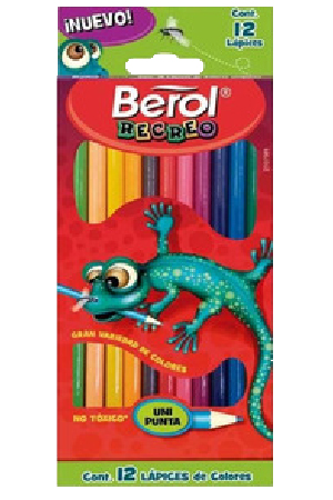 LAPIZ DE COLOR C/12 LARGOS BEROL